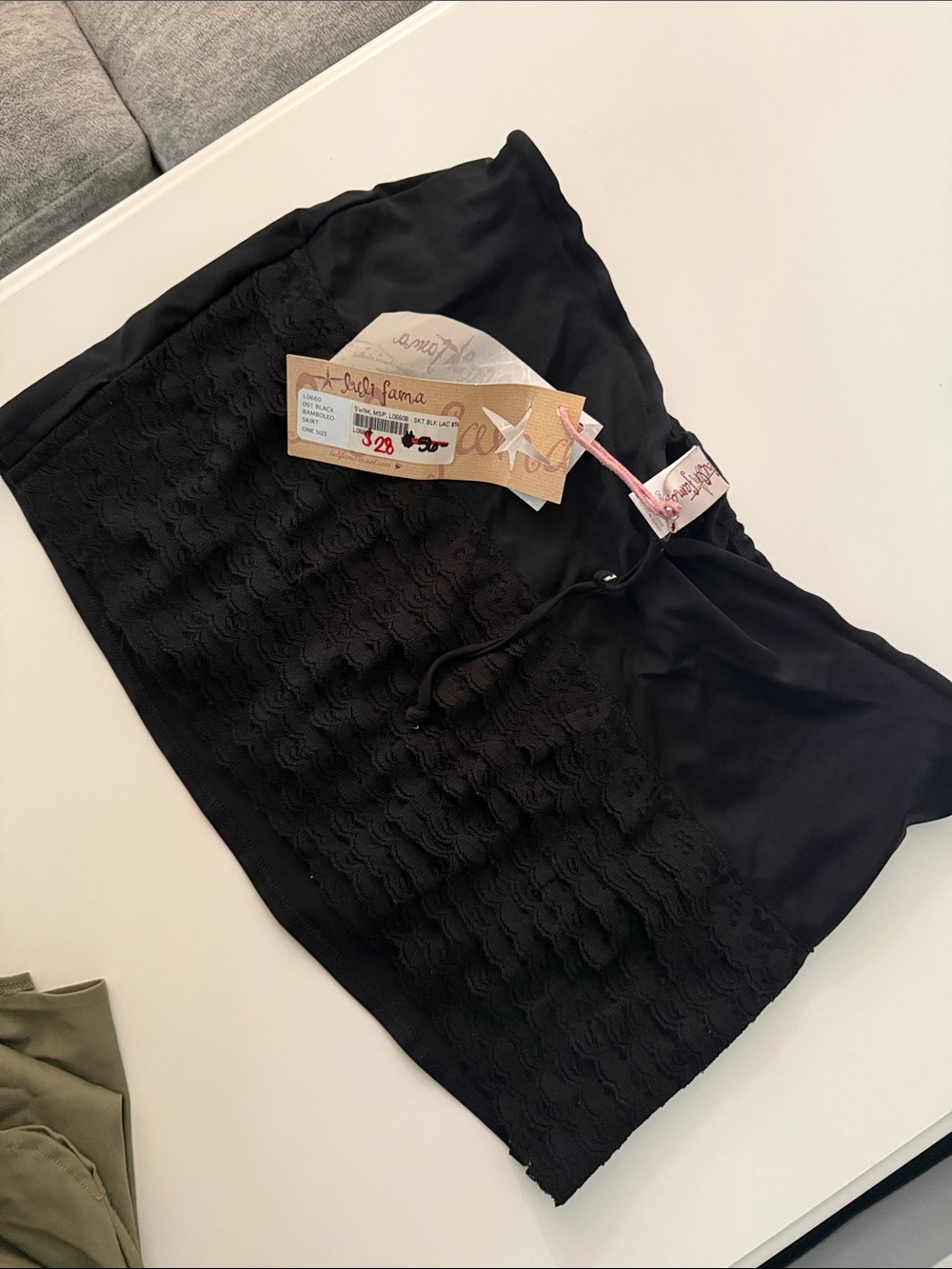 Luli Fama Black Skirt